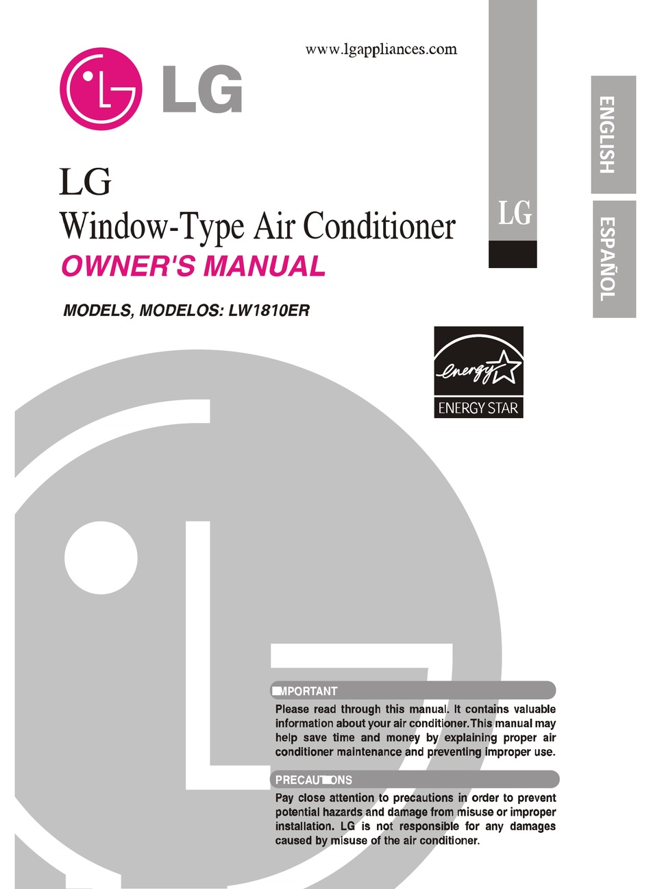 Lg Lw1810er Owner S Manual Pdf Download Manualslib