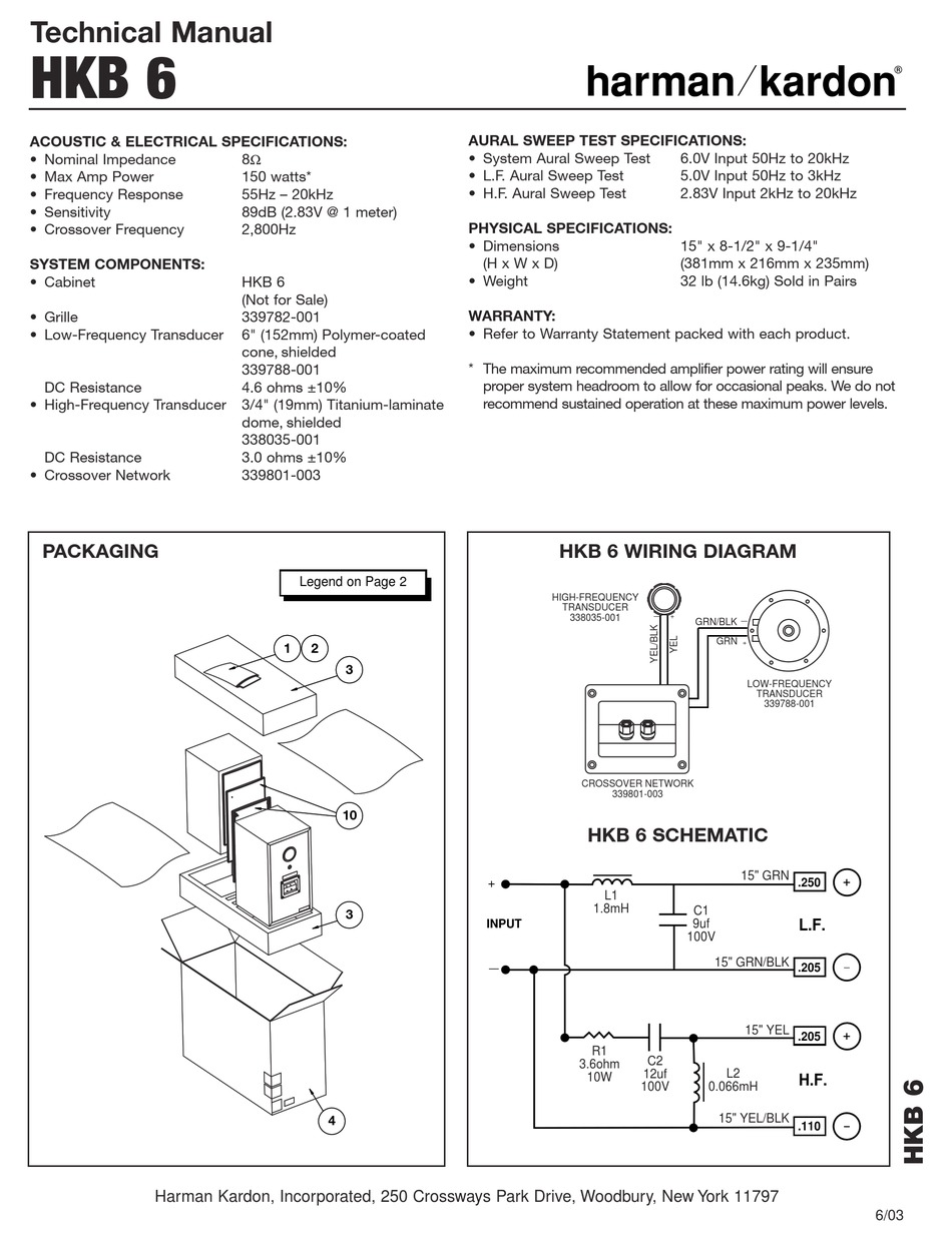 harman kardon hkb6