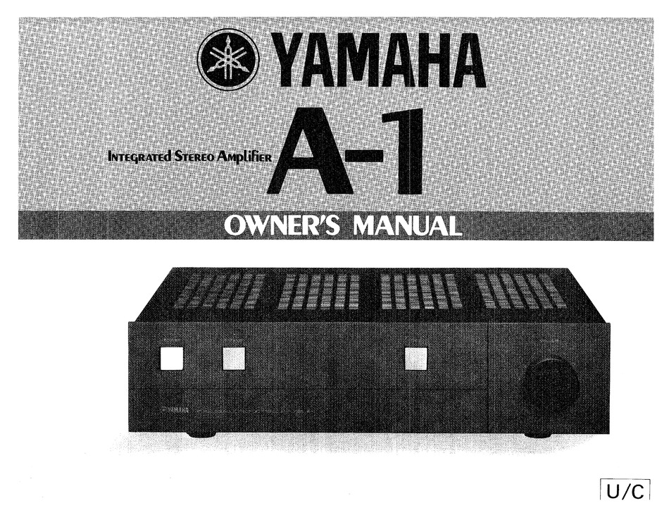 YAMAHA A-1 OWNER'S MANUAL Pdf Download | ManualsLib