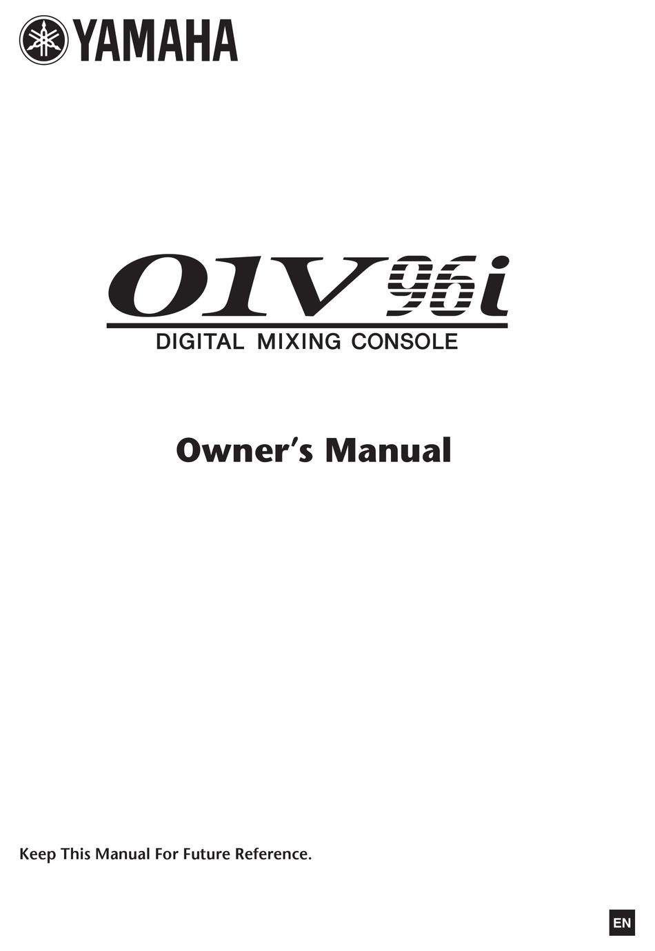 YAMAHA 01V96I OWNER'S MANUAL Pdf Download | ManualsLib