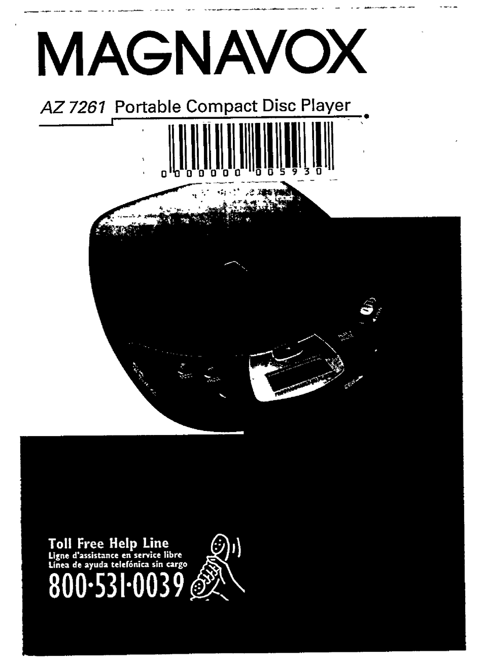 Magnavox Az7261 Cd Personal Manual Del Usuario Pdf Download Manualslib 5691