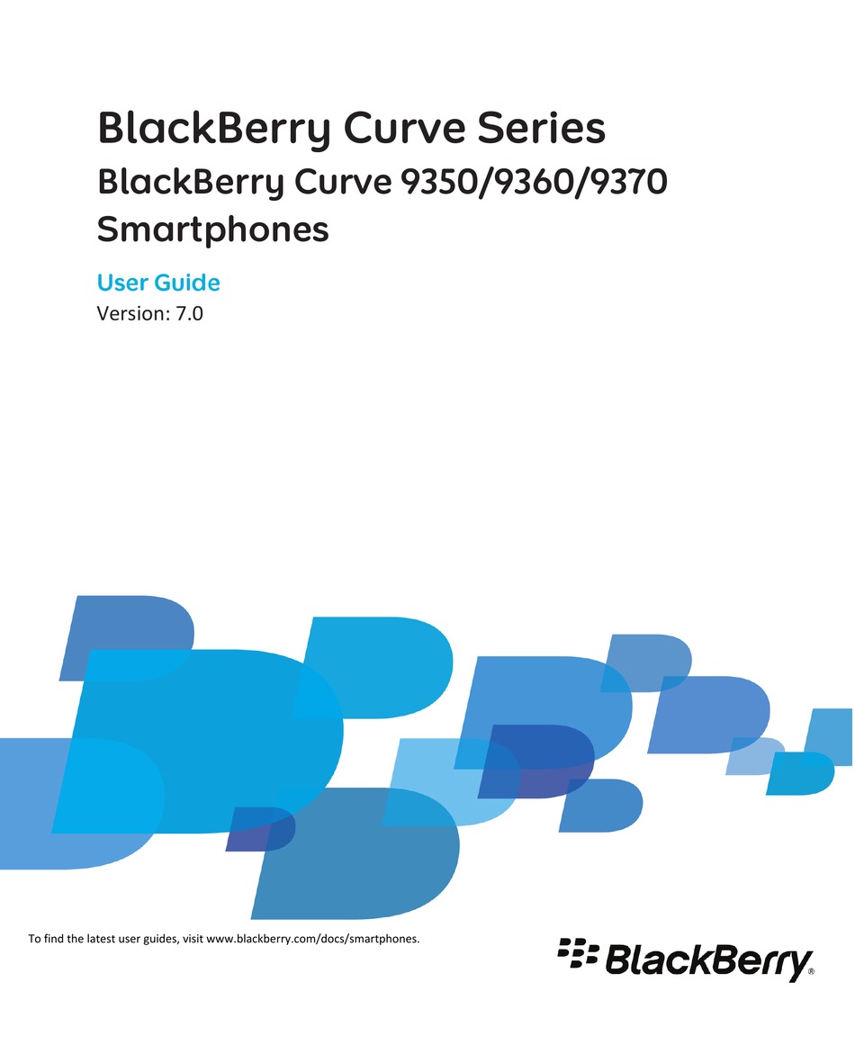 Blackberry Curve 9360 User Manual Pdf Download Manualslib