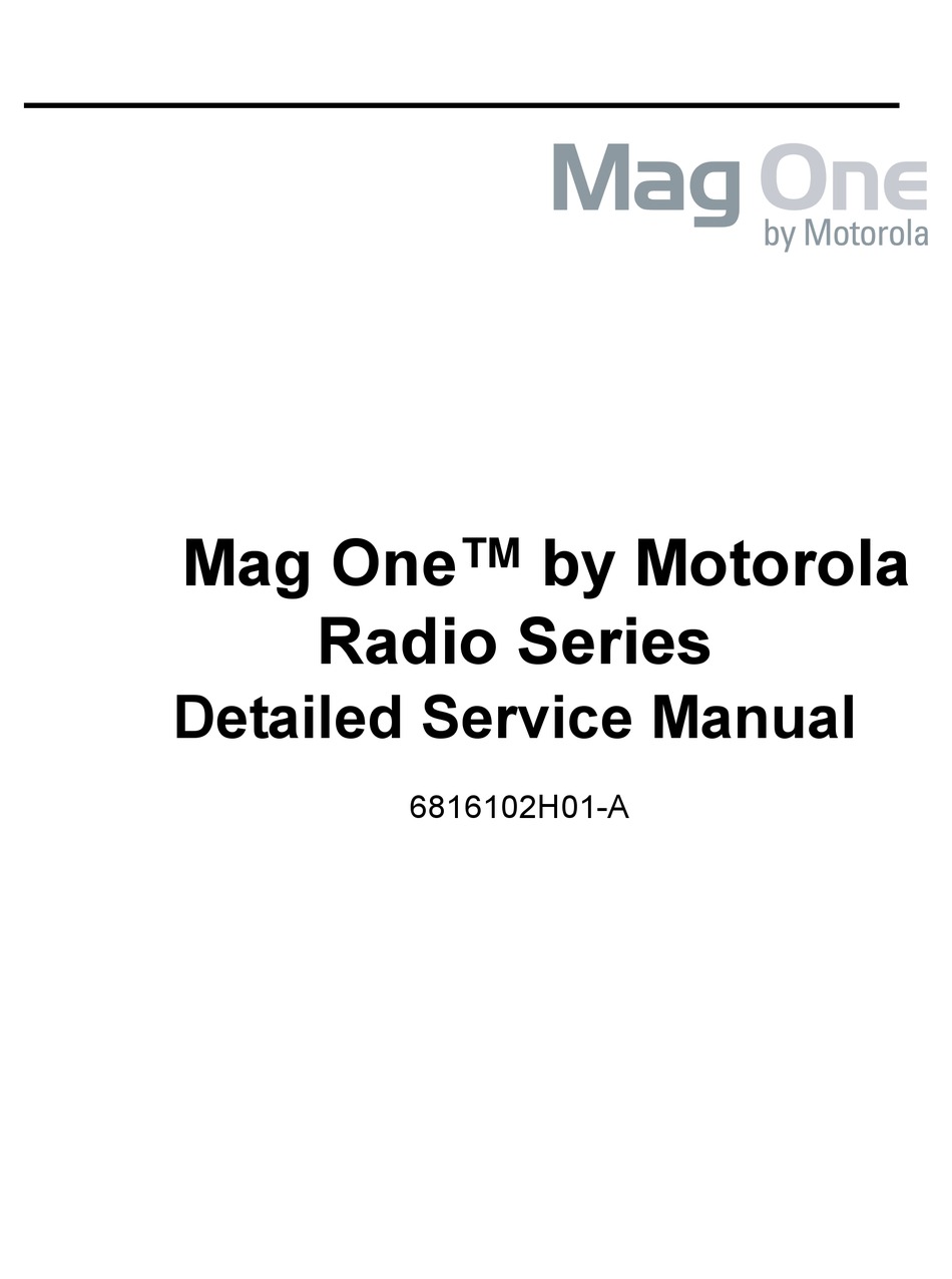 motorola mcs cps manual pdf