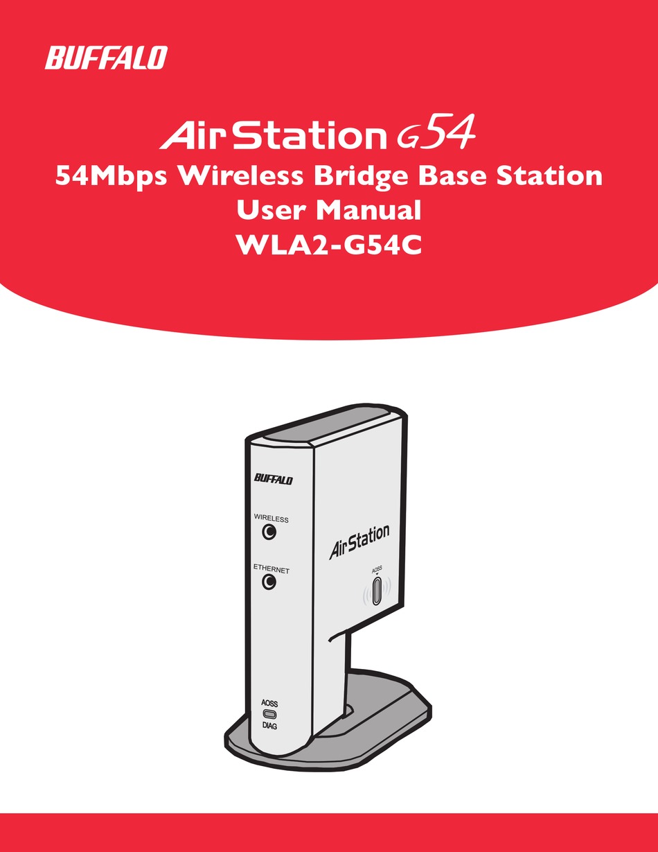 Buffalo Wla2 G54c User Manual Pdf Download Manualslib