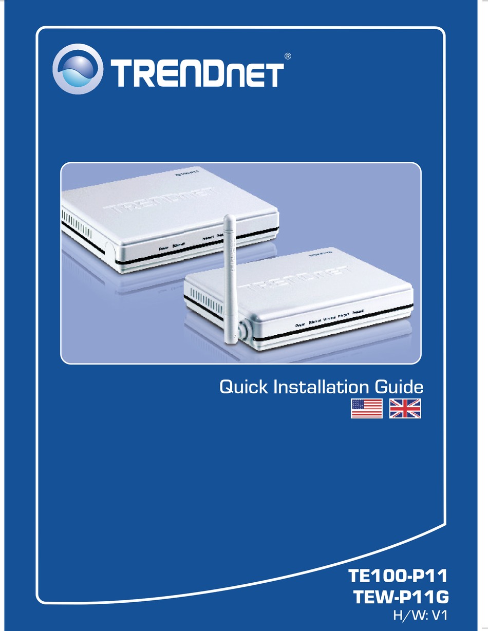 TE100P11 QUICK INSTALLATION MANUAL Pdf Download ManualsLib