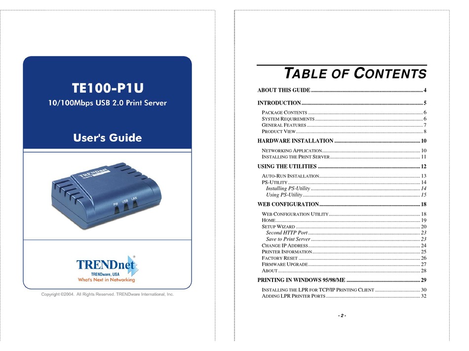 trendnet usb control center utility windows 7