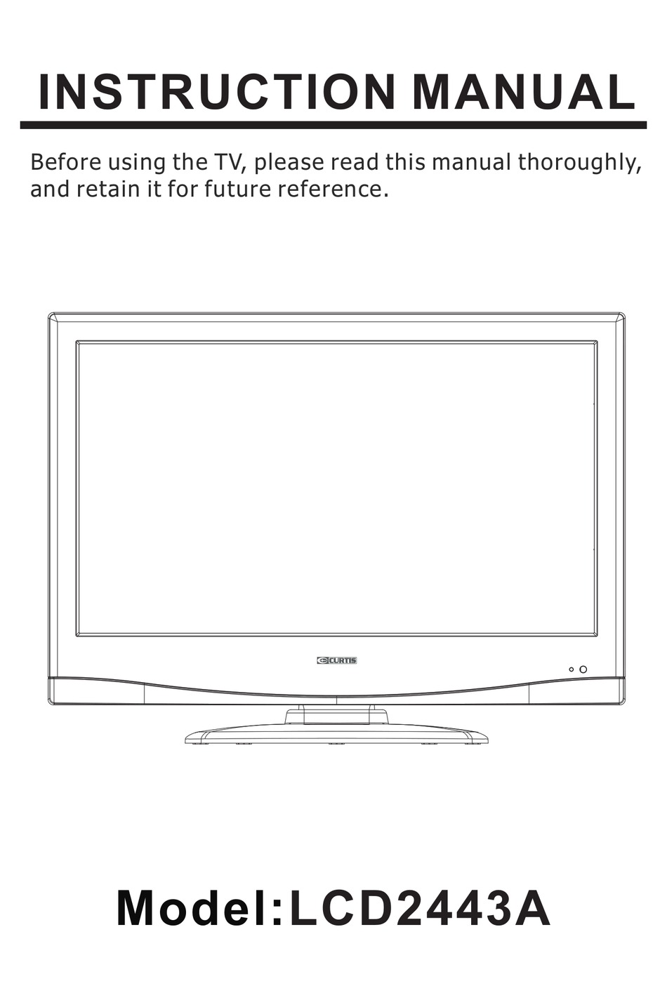 CURTIS LCD2443A INSTRUCTION MANUAL Pdf Download | ManualsLib