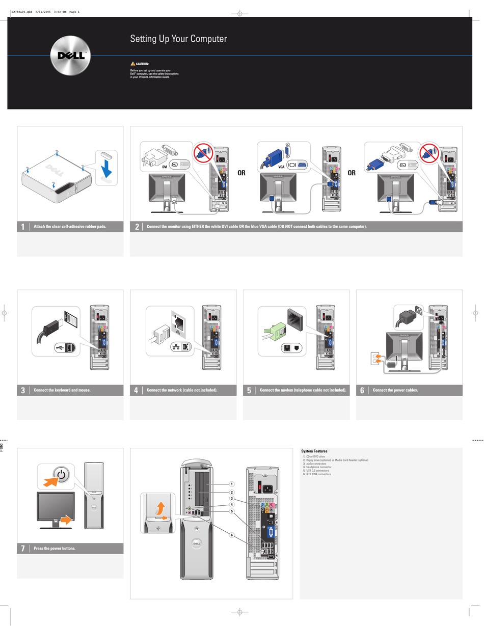 DELL XPS 210 SETUP MANUAL Pdf Download ManualsLib