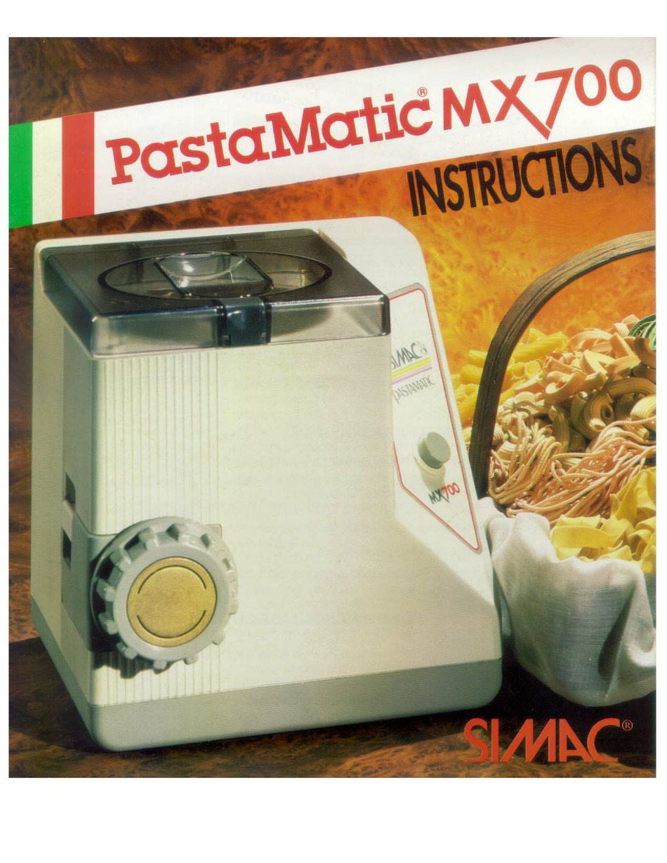 Simac MX700 PastaMatic Pasta Maker