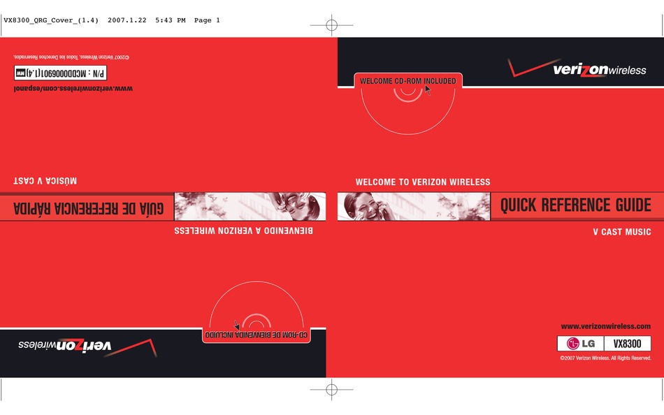 LG VX8300 QUICK REFERENCE MANUAL Pdf Download ManualsLib