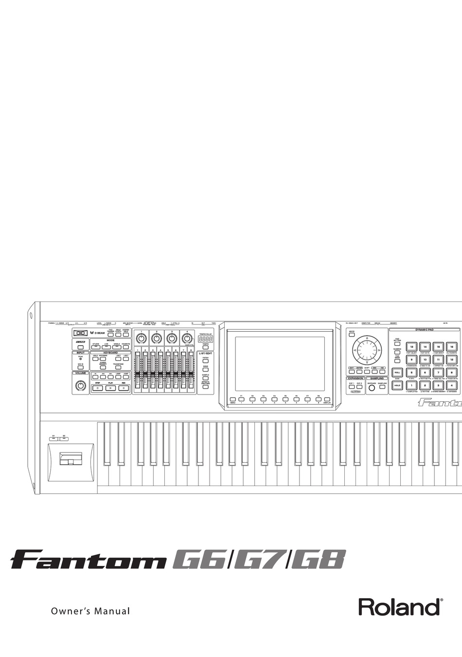 Roland Fantom G8 User Manual Pdf Download Manualslib