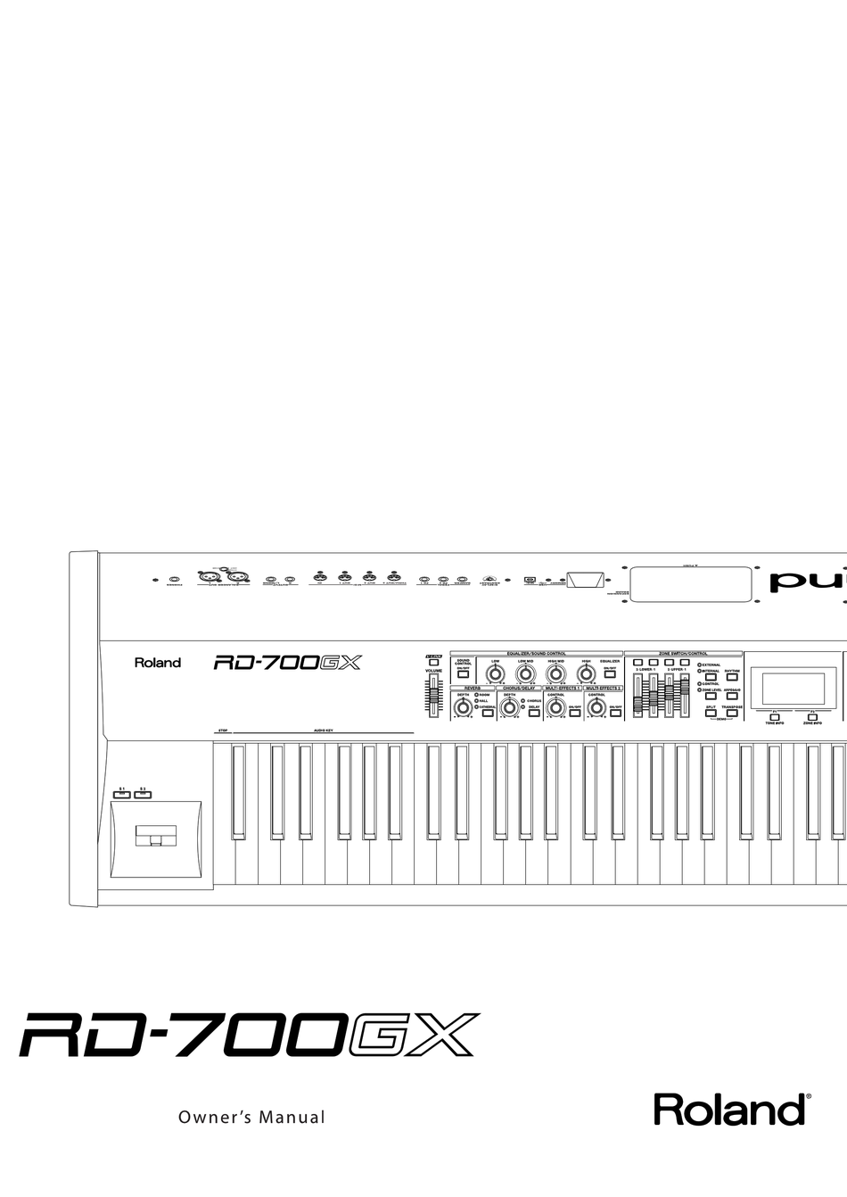 Roland Rd 700gx Owner S Manual Pdf Download Manualslib