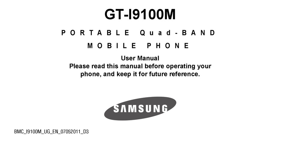 Samsung Galaxy S Ii Galaxy S Ii T989 User Manual Pdf Download Manualslib