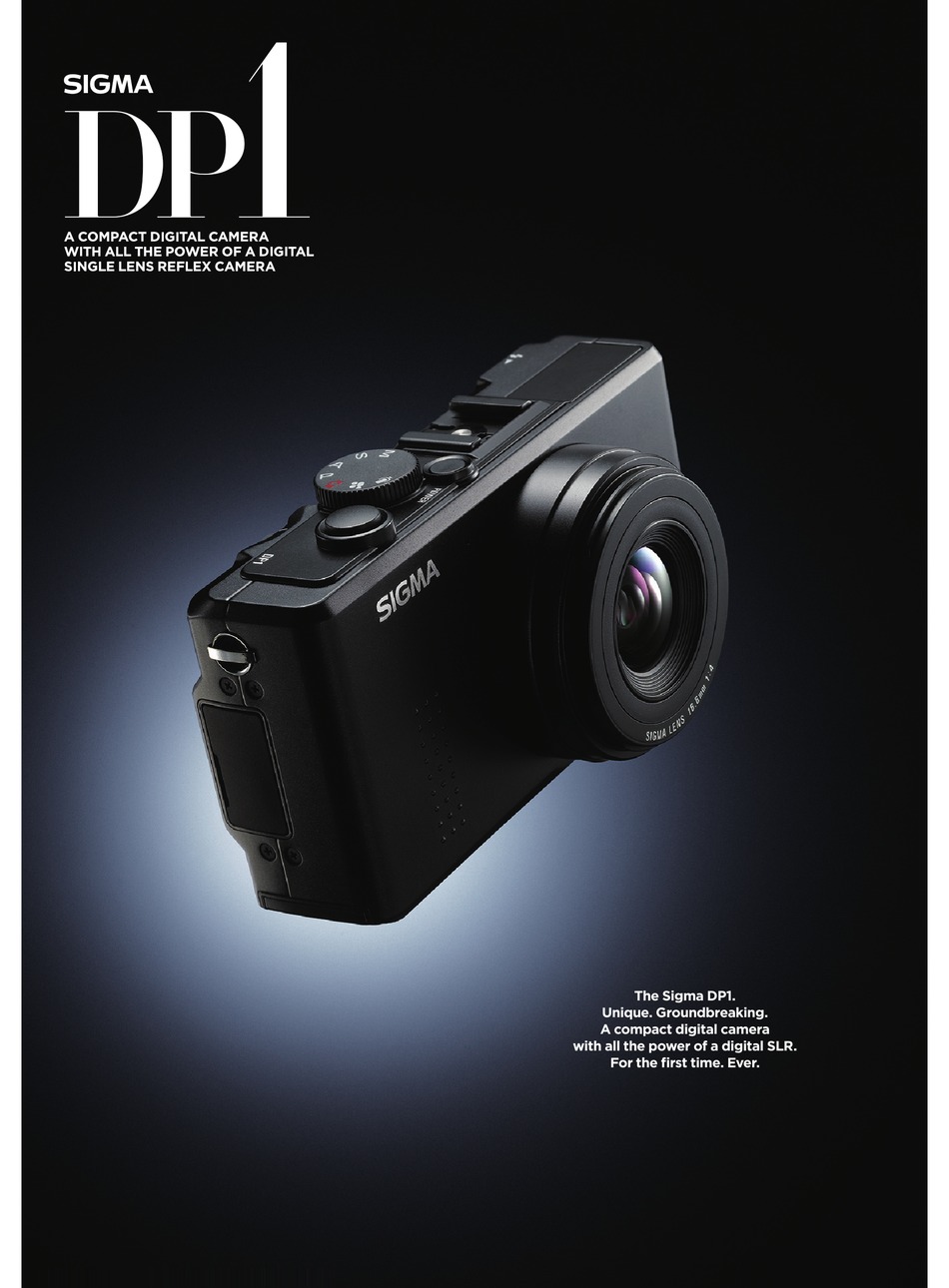 SIGMA DP1S BROCHURE Pdf Download ManualsLib
