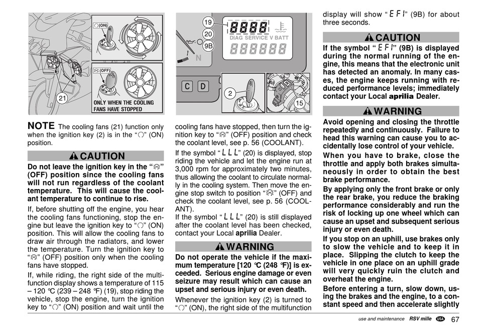 APRILIA RSV MILLE PART 3 1999 MANUAL Pdf Download ManualsLib