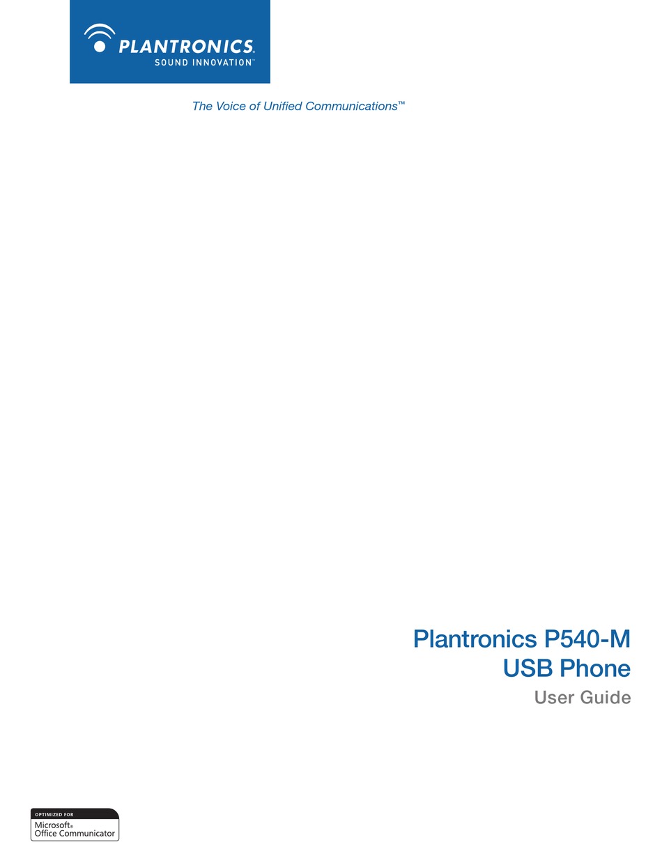 PLANTRONICS  P540-M USB DESKTOP PHONE 