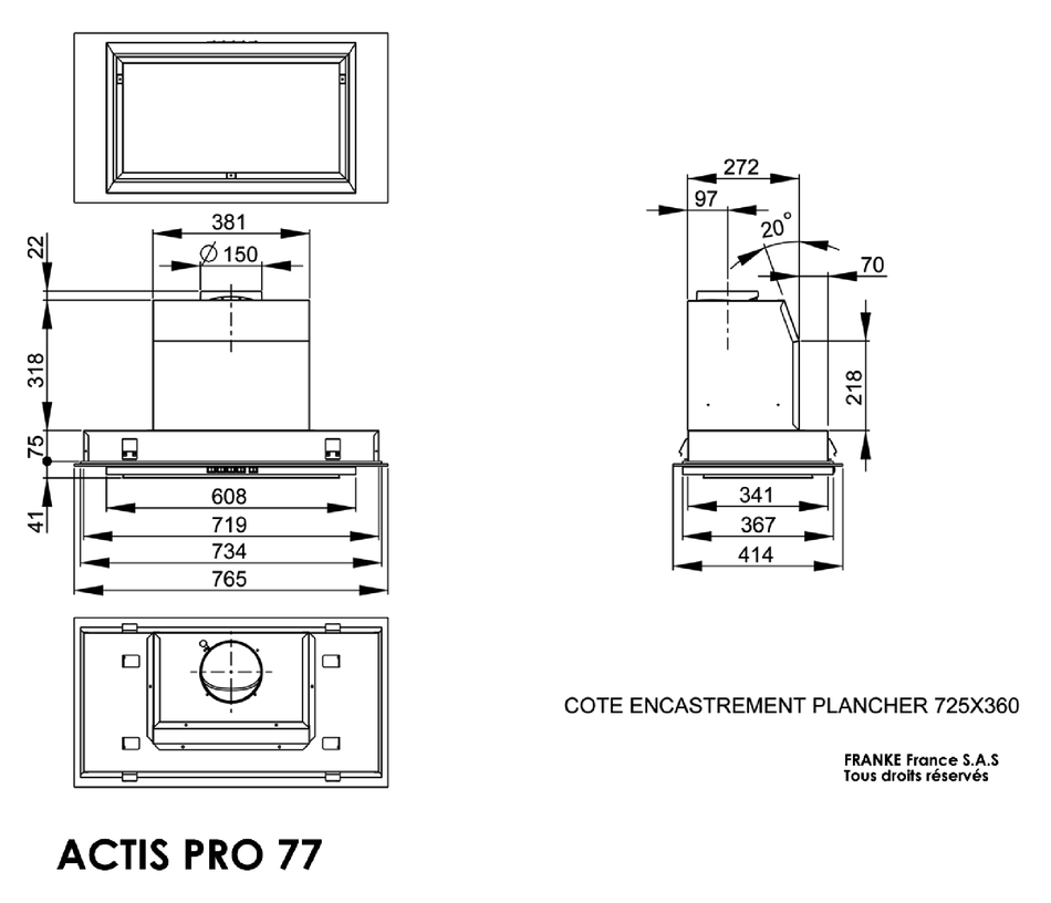 ROBLIN ACTIS PRO 77 DIMENSIONS Pdf Download ManualsLib