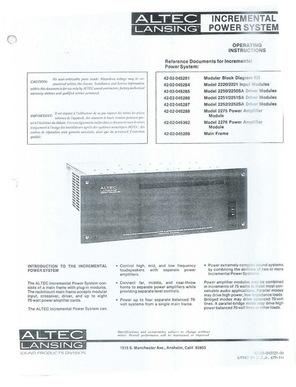 Altec lansing best sale shc200 manual