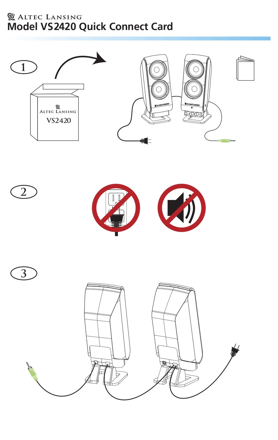 Altec lansing hot sale vs2420