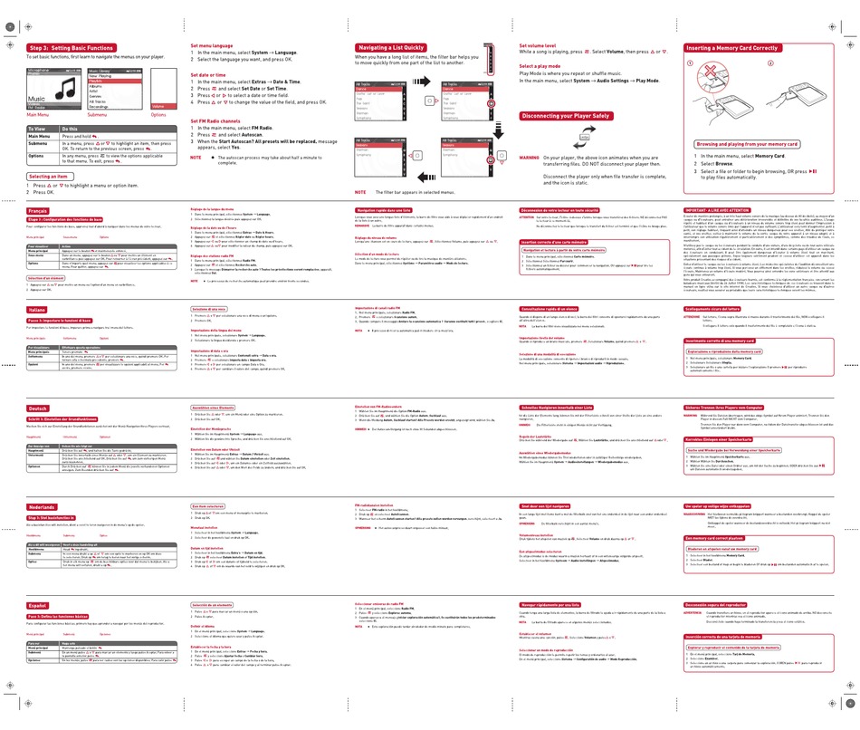 CREATIVE ZEN - QUICK GUIDE 2 QUICK MANUAL Pdf Download | ManualsLib
