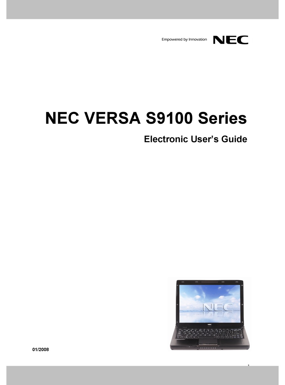 NEC VERSA S9100 SERIES USER MANUAL Pdf Download ManualsLib