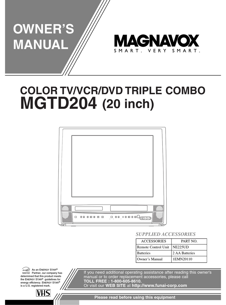 MAGNAVOX MGTD204 OWNER'S MANUAL Pdf Download | ManualsLib