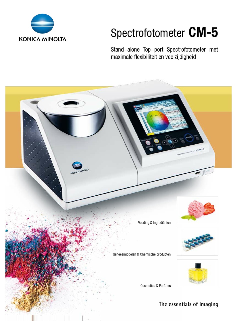KONICA MINOLTA CM5 BROCHURE Pdf Download ManualsLib