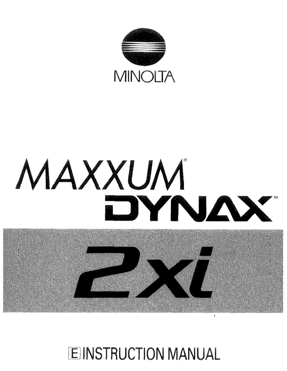 minolta dynax 2xi