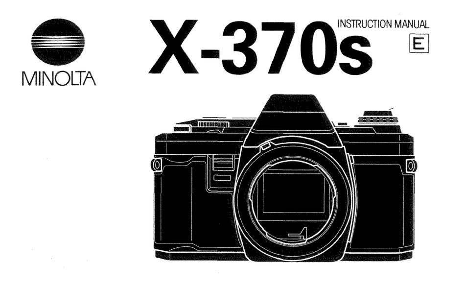MINOLTA X370S INSTRUCTION MANUAL Pdf Download ManualsLib