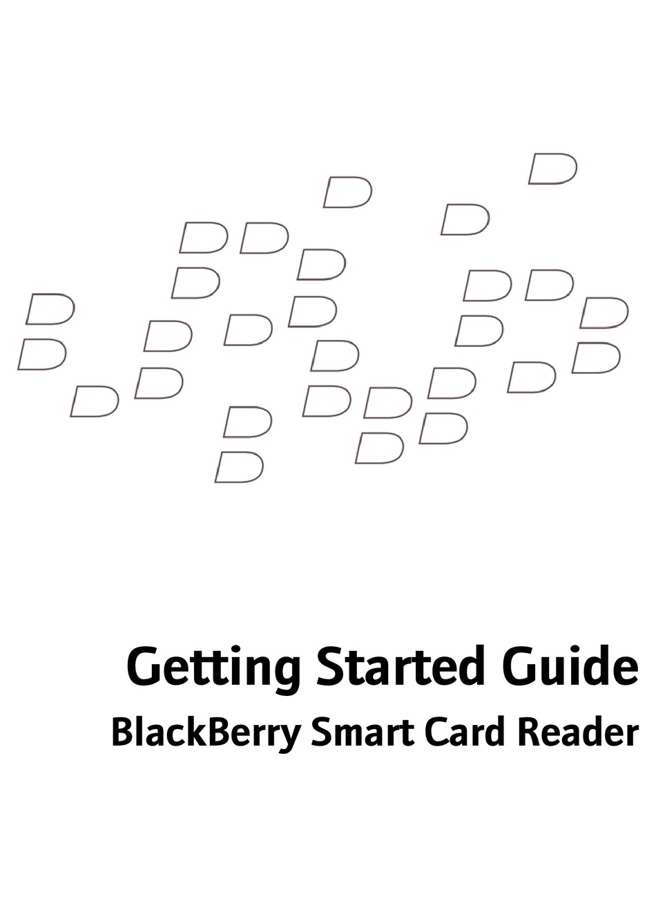 BLACKBERRY SMART CARD READER GETTING STARTED MANUAL Pdf Download