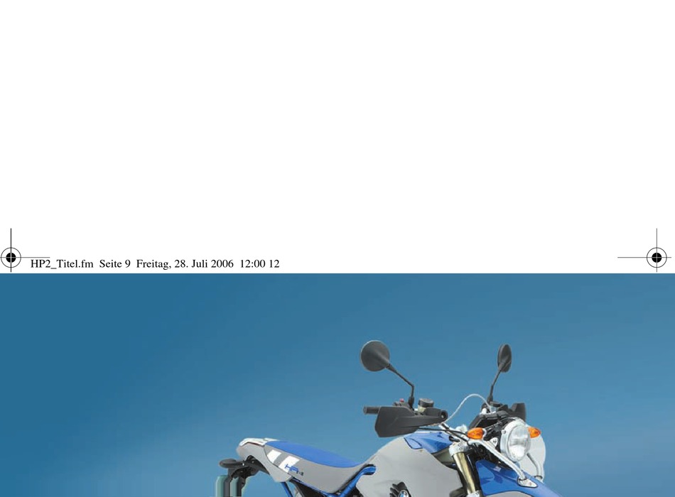 BMW HP2 ENDURO MANUAL Pdf Download ManualsLib