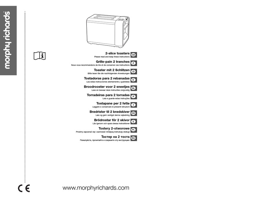 MORPHY RICHARDS 2SLICE TOASTERS MANUAL Pdf Download ManualsLib