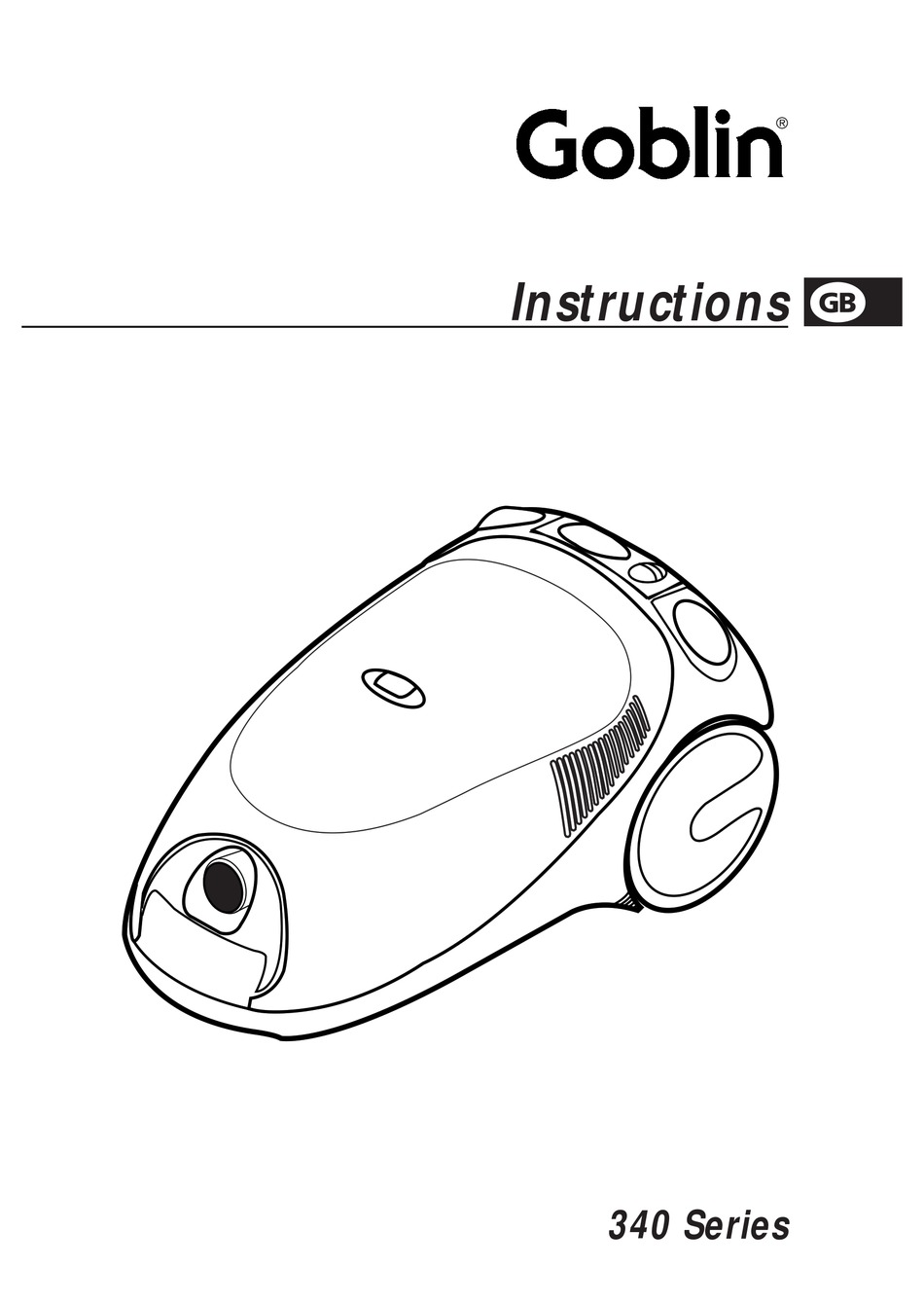 GOBLIN IB34050018 INSTRUCTIONS MANUAL Pdf Download ManualsLib