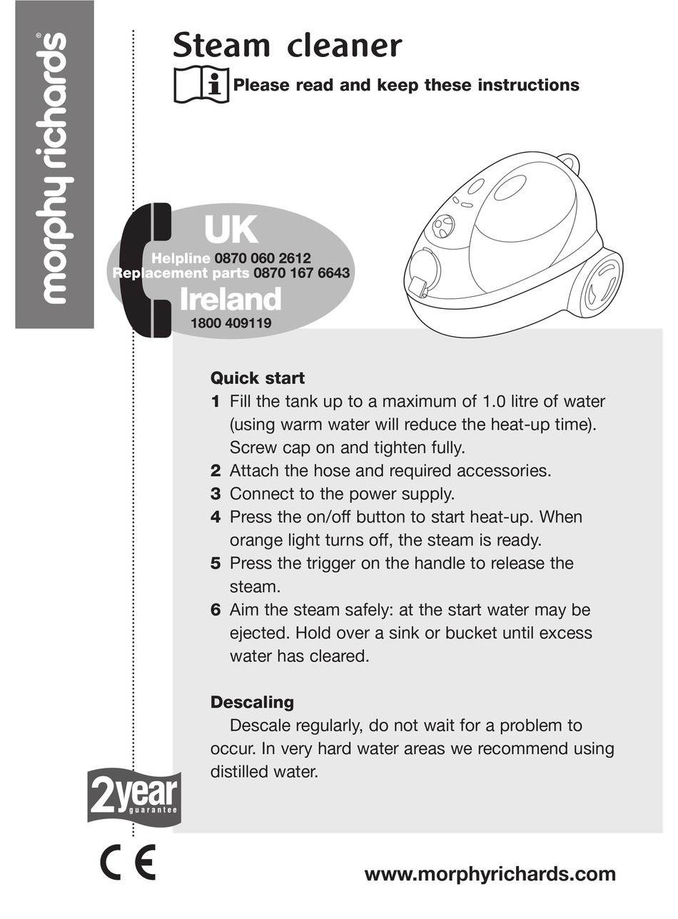 MORPHY RICHARDS IB70540 INSTRUCTIONS MANUAL Pdf Download ManualsLib