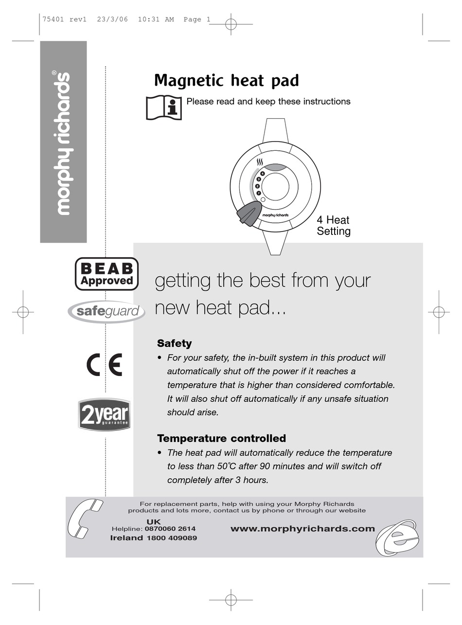 MORPHY RICHARDS IB75401 INSTRUCTIONS MANUAL Pdf Download | ManualsLib