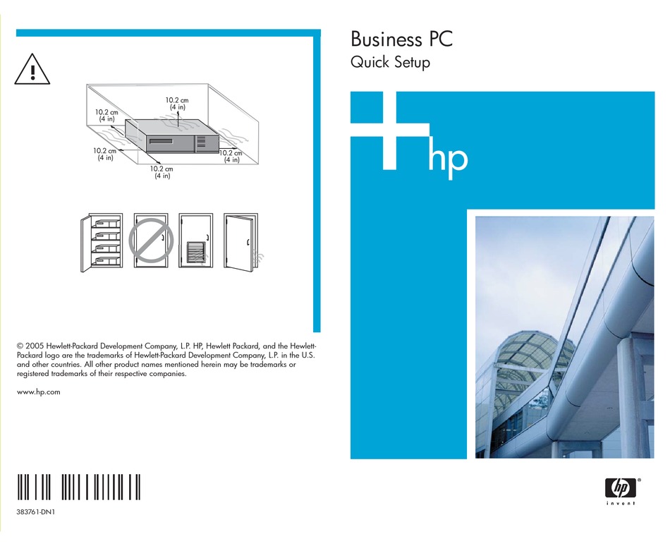 HP DC7600 QUICK SETUP MANUAL Pdf Download ManualsLib