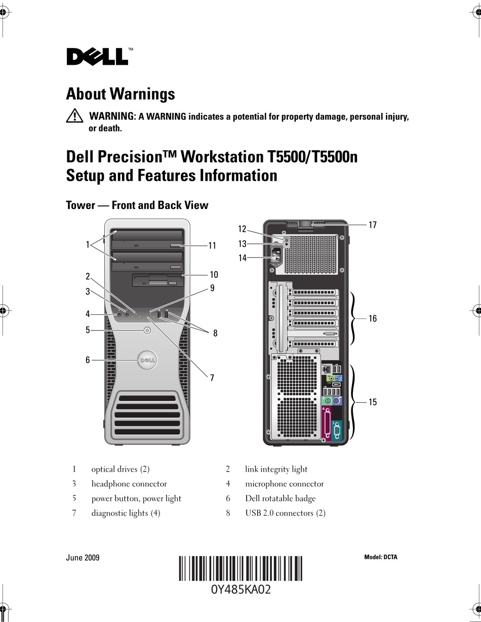 dell precision t5400 specifications