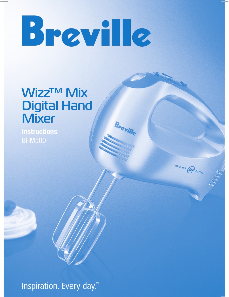 Breville The Handy Mix Digital Model Hand Mixer BHM500xl - 16