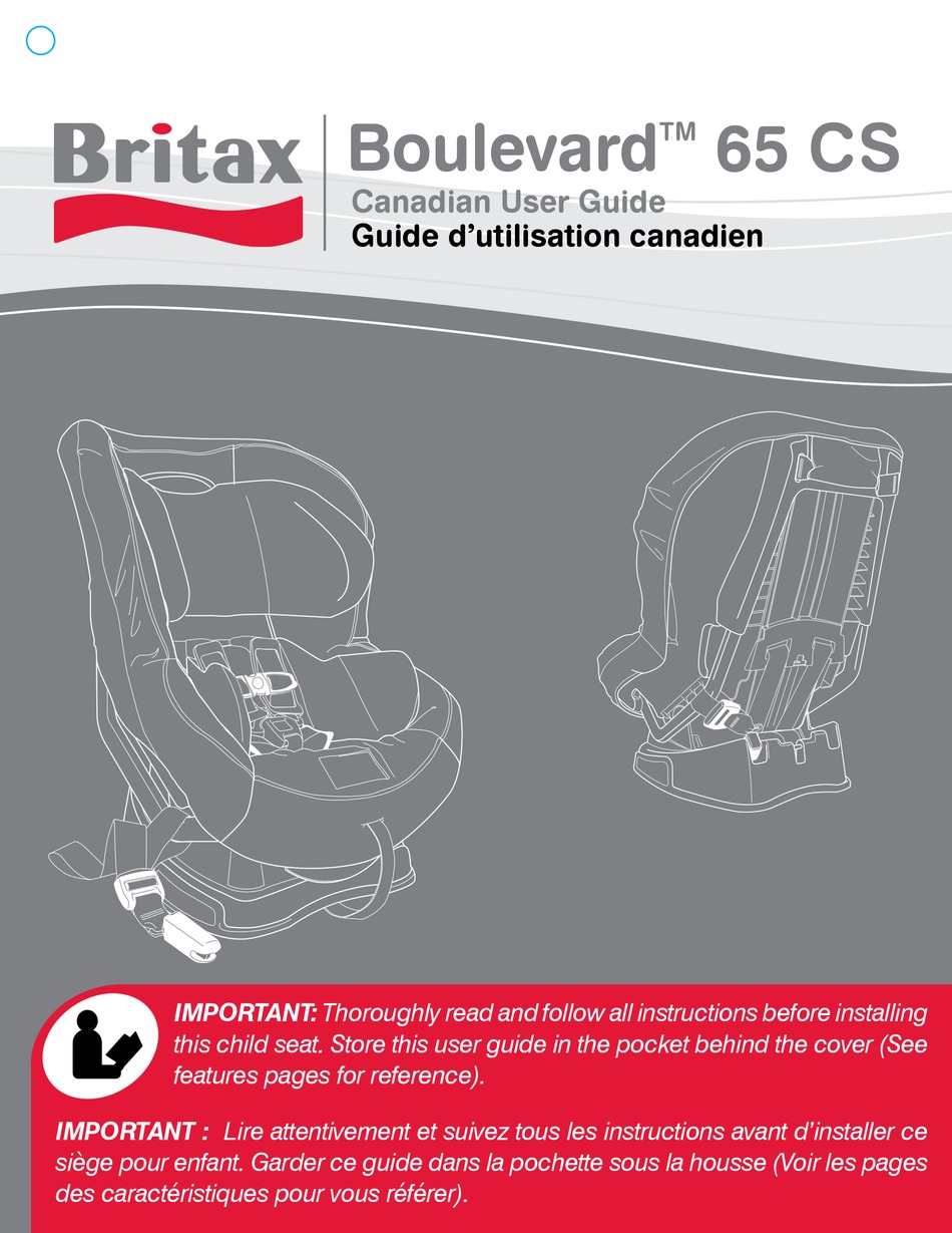 Britax Boulevard 65 Cs Manual Pdf Download | Manualslib