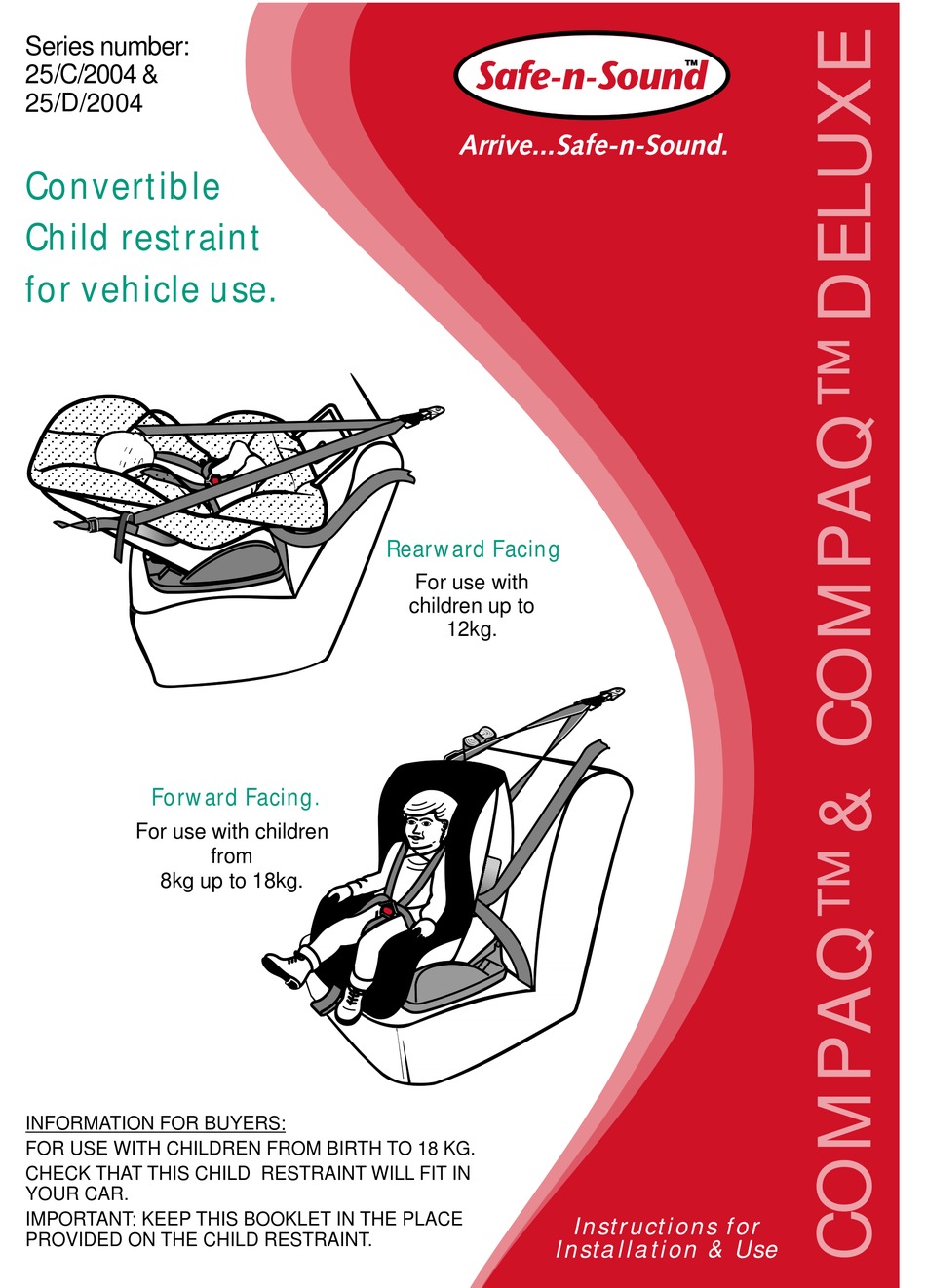 britax compaq car seat