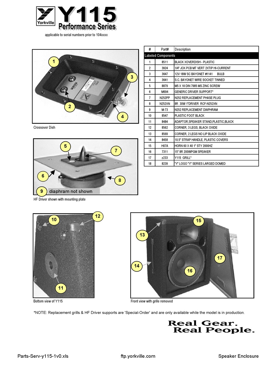 yorkville y115 speakers