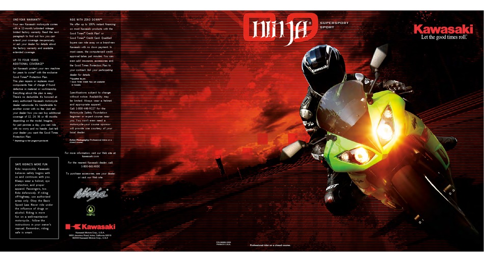 kawasaki er6nf 0506 pichard