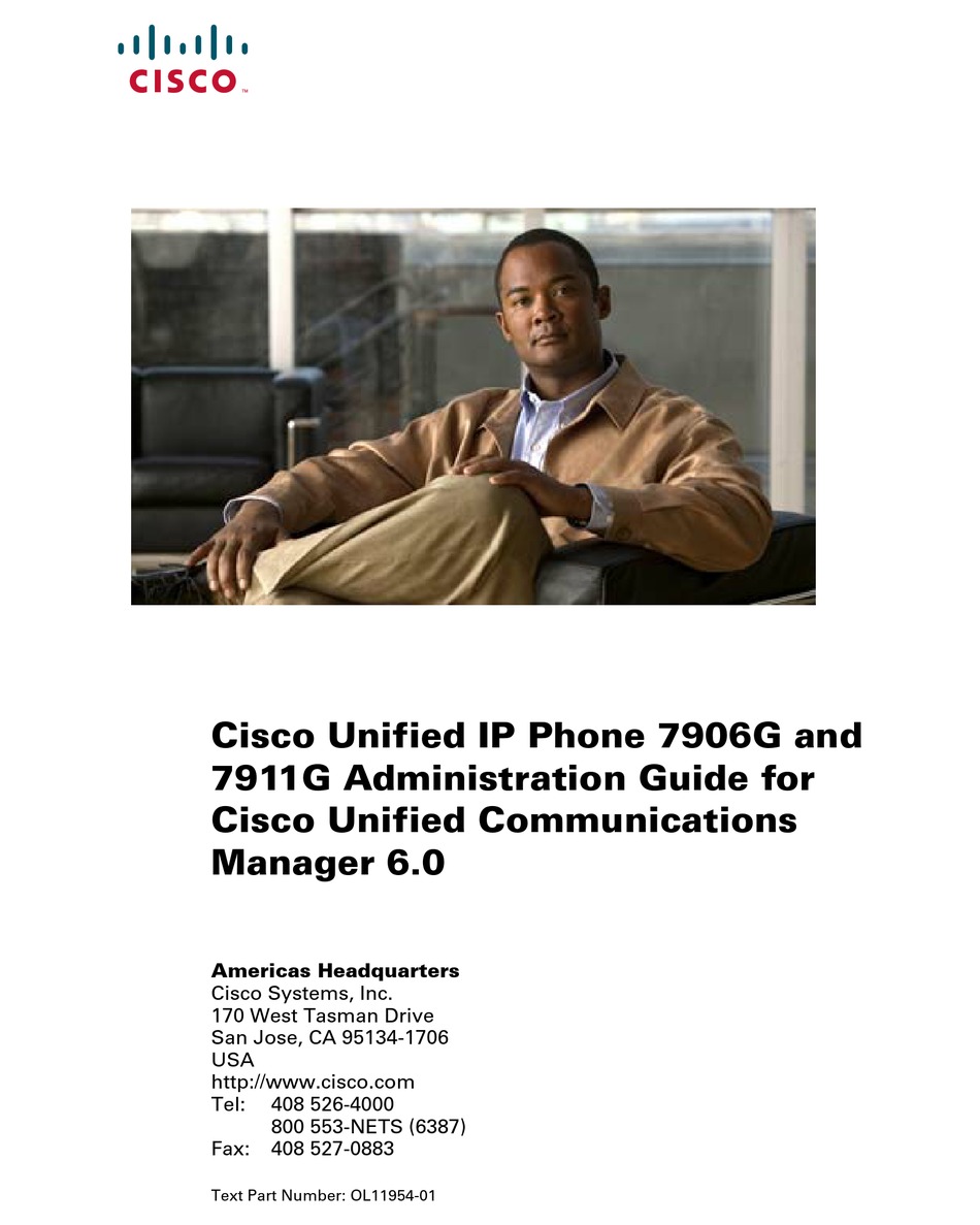 CISCO 7911G - IP PHONE VOIP ADMINISTRATION MANUAL Pdf Download | ManualsLib
