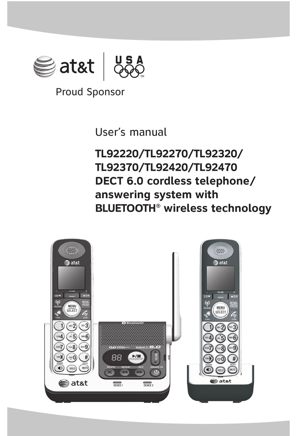 AT&T TL92270 USER MANUAL Pdf Download ManualsLib