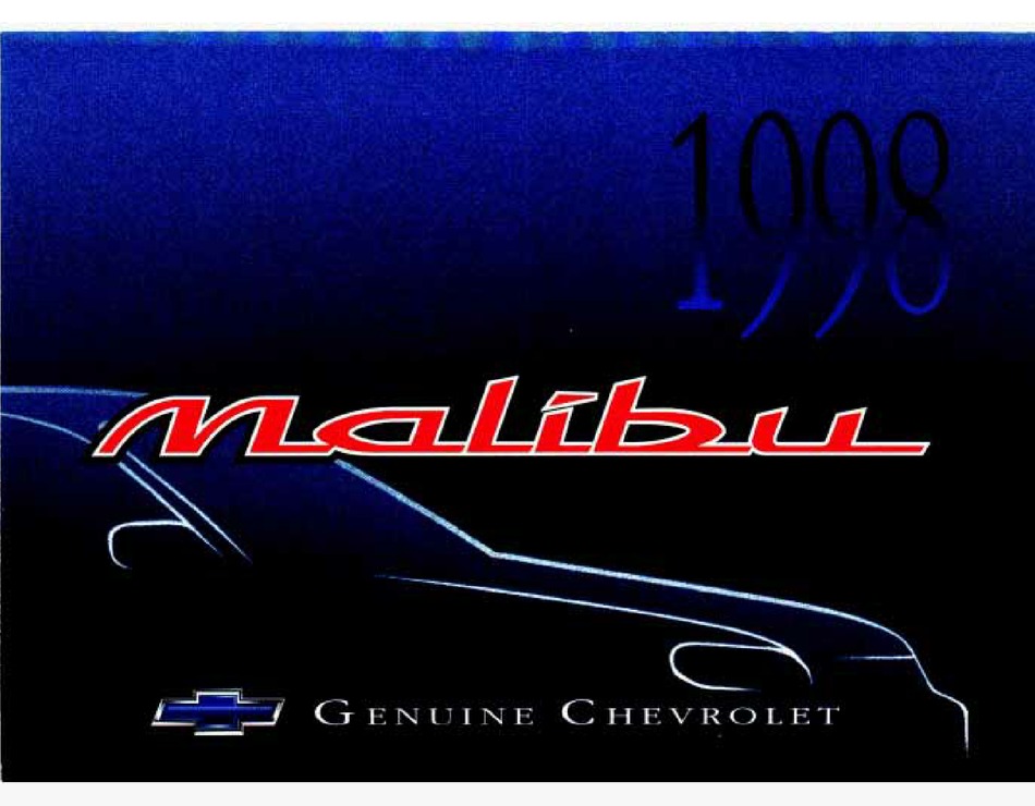 CHEVROLET MALIBU 1998 MANUAL Pdf Download | ManualsLib