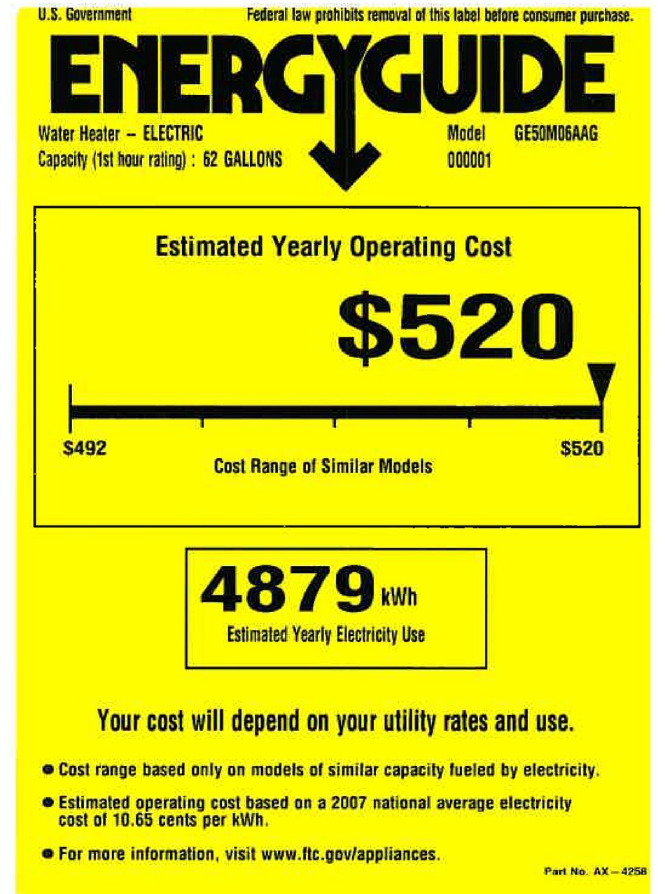 GE 50M06AAG ENERGY MANUAL Pdf Download | ManualsLib