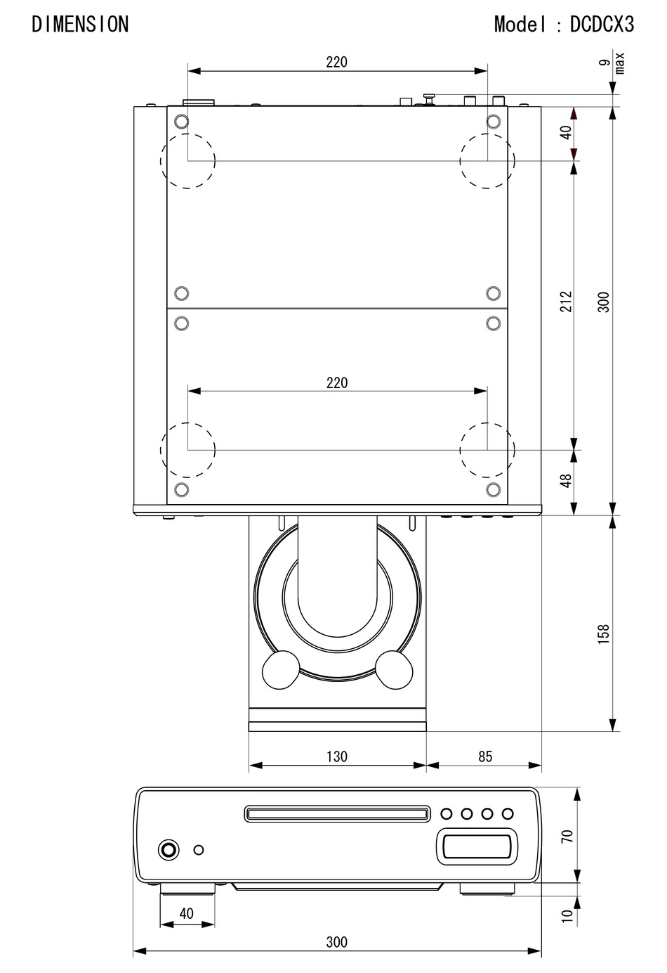 DENON DCDCX3 CD/SUPER AUDIO CD PLAYER DIMENSIONS Pdf Download