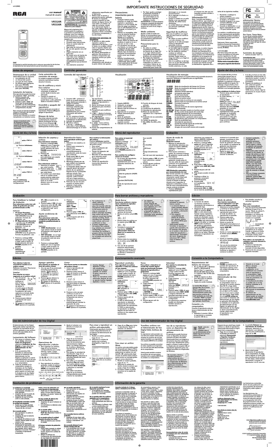 RCA VR5320R MANUAL DE USUARIO Pdf Download | ManualsLib