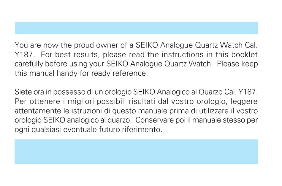 seiko y187