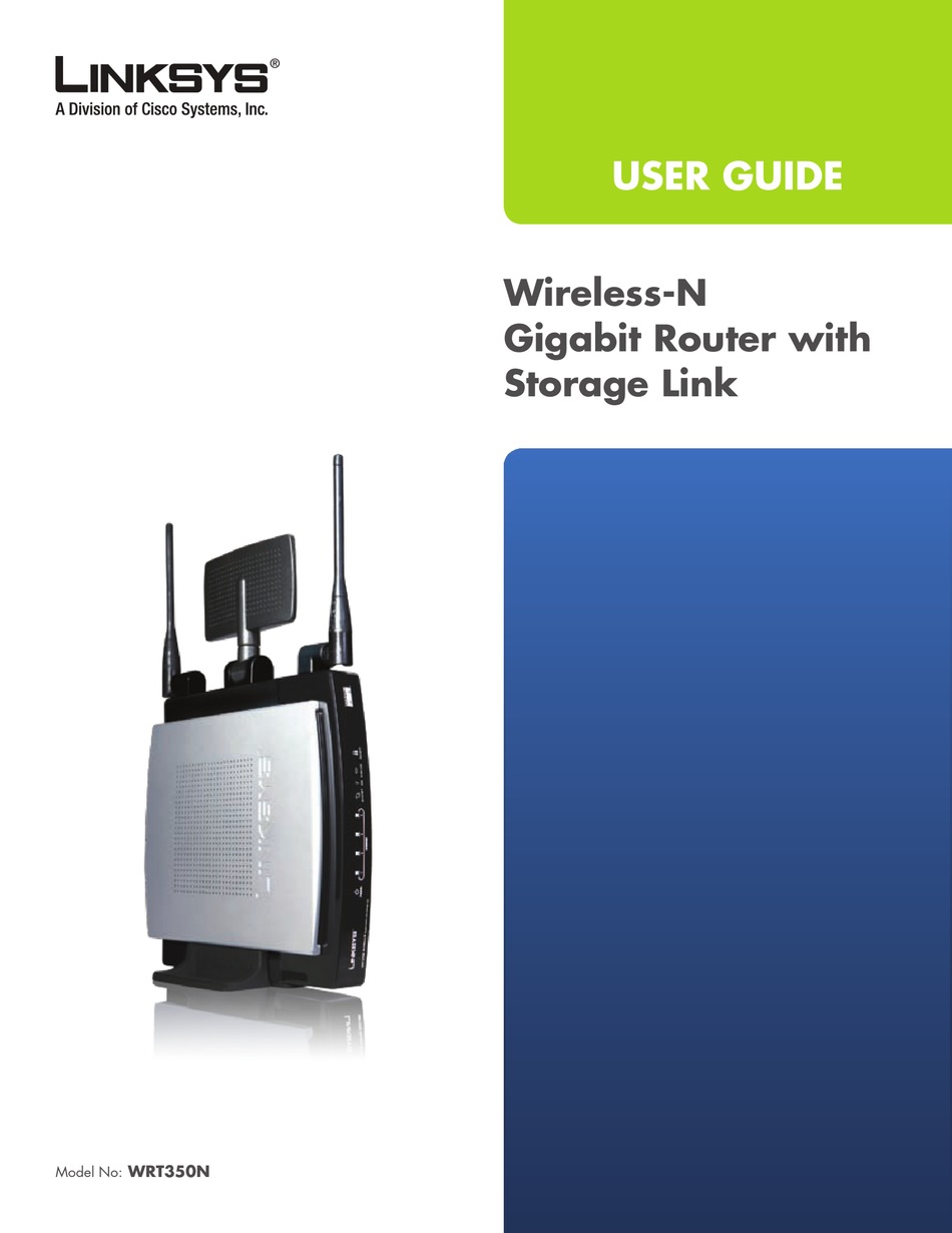 LINKSYS WRT350N WIRELESSN GIGABIT ROUTER USER MANUAL Pdf Download ManualsLib
